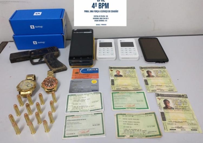 Estelionatário é preso com documentos falsos e arma em Alagoinhas