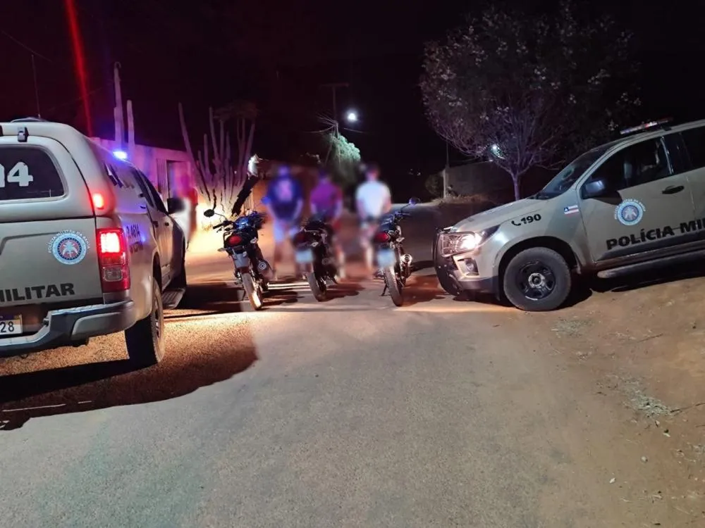 46ª CIPM apreende veículos usados em manobras arriscadas no povoado da Barrinha