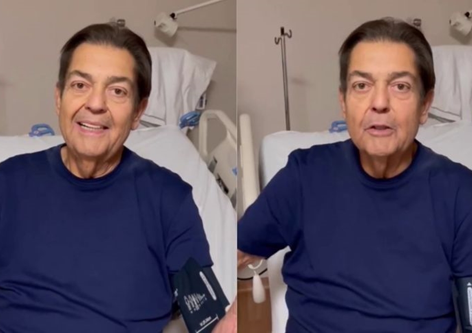 Faustão apresenta boa recuperação e é transferido para quarto