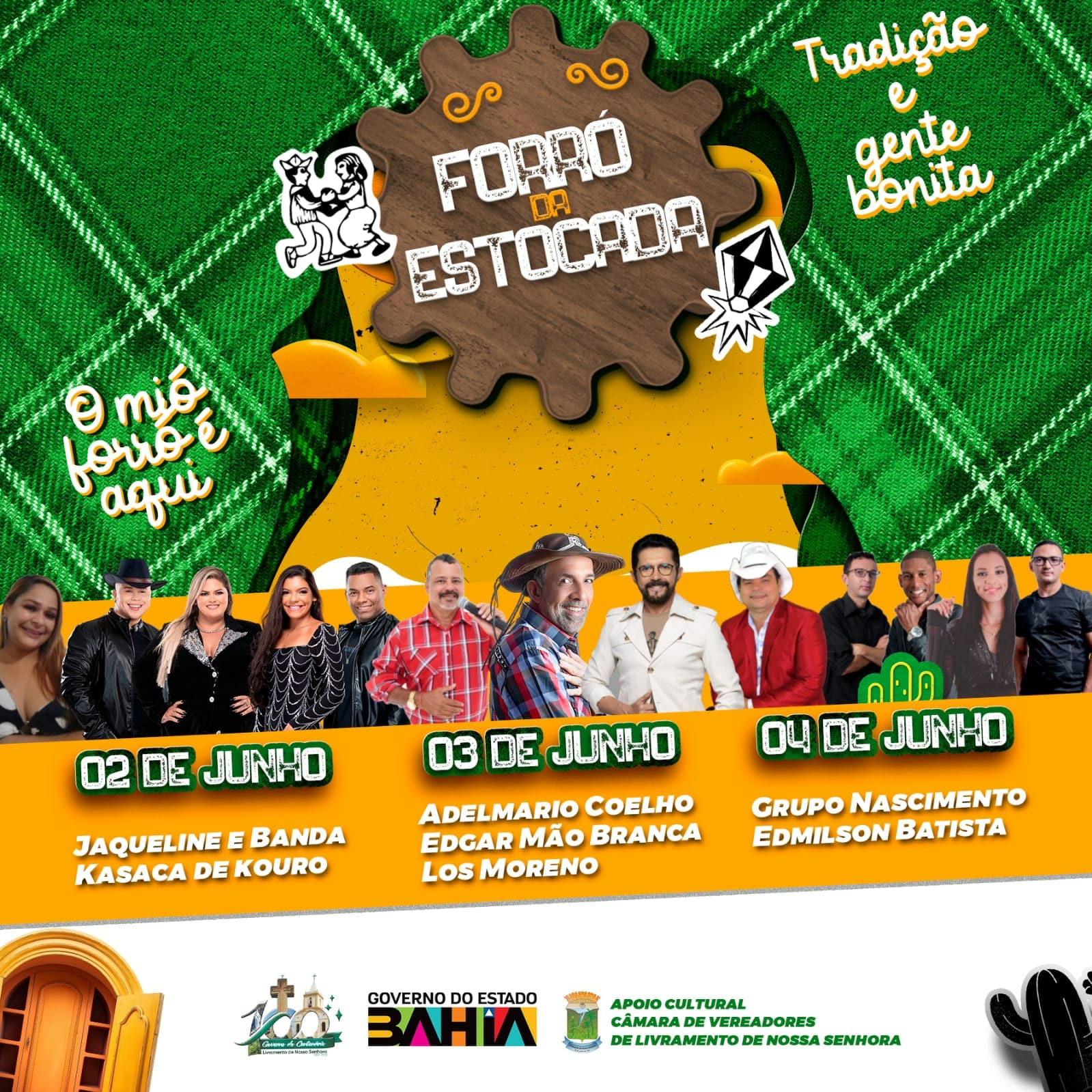 A espera acabou! Hoje começam os festejos de Santo Antônio nos Bairros Estocada e Passa Quatro em Livramento de Nossa Senhora.
