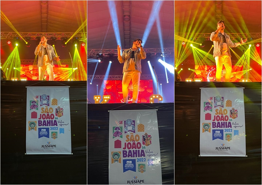 Sábado (25) teve o cantor Kiko Salli, ex The Voice Brasil, em Jussiape-Ba