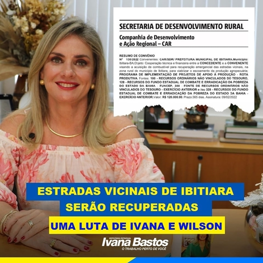 Estradas vicinais de Ibitiara serão recuperadas