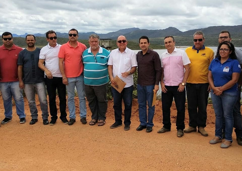 Comissão de Meio Ambiente Seca e Recursos Hídricos da ALBA realiza vistoria técnica na Barragem Luiz Vieira