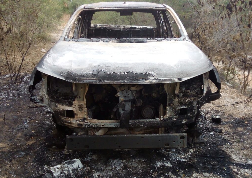 Corpo carbonizado é achado em carro de delegado que desapareceu após viagem para Vitória da Conquista