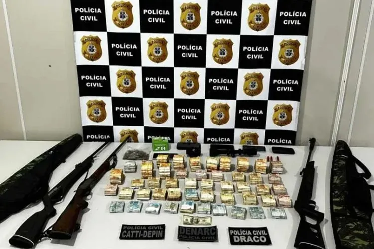 Três são presos em flagrante por tráfico e lavagem de dinheiro em Conquista