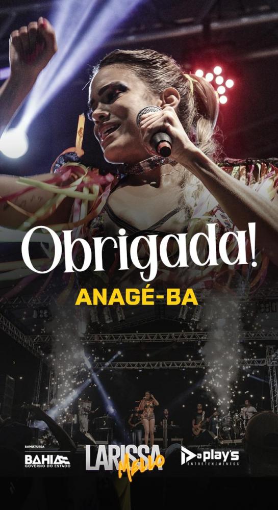 A Festança Voltou: Larissa Mello se apresentou em Anagé no ‘Pedão dos Pombos’