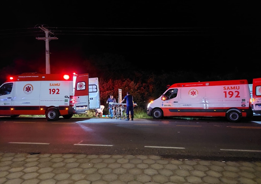 Livramento: Casal fica ferido após acidente entre moto e veículo na BA-152 