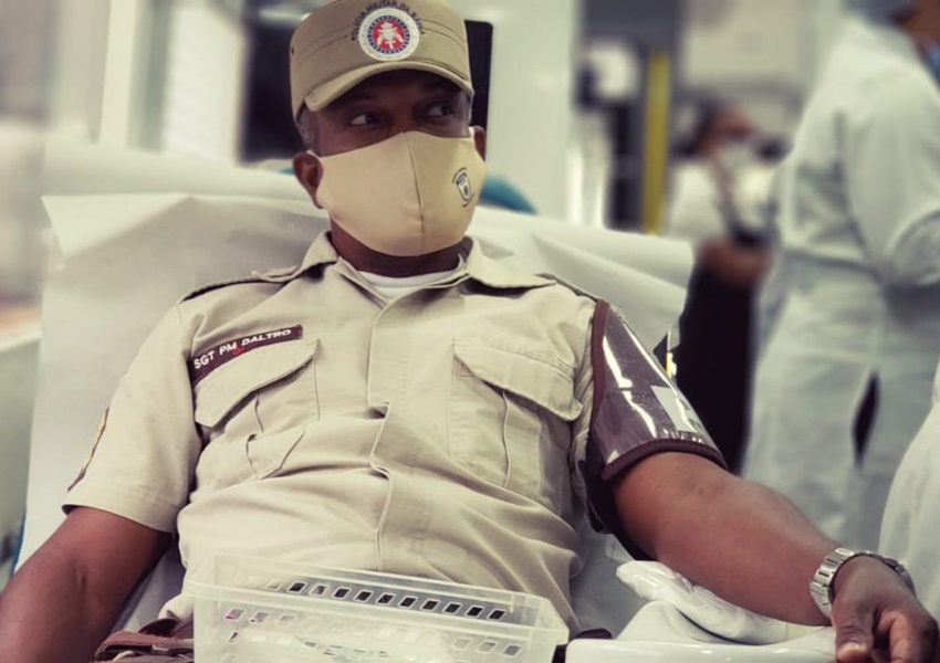 Hemoba e Polícia Militar iniciam campanha de doação de sangue em todo o estado