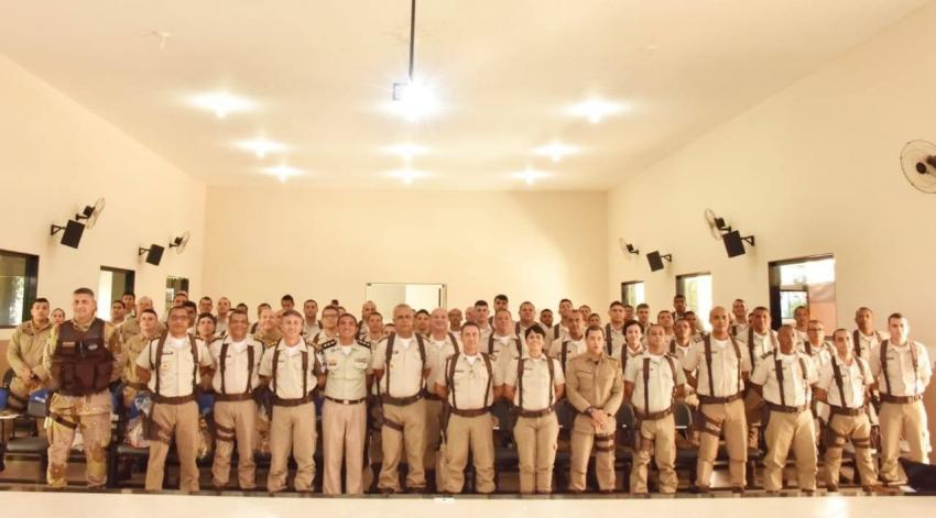 Comandante Cel. PM Anselmo Alves Brandão visita Livramento de Nossa Senhora 