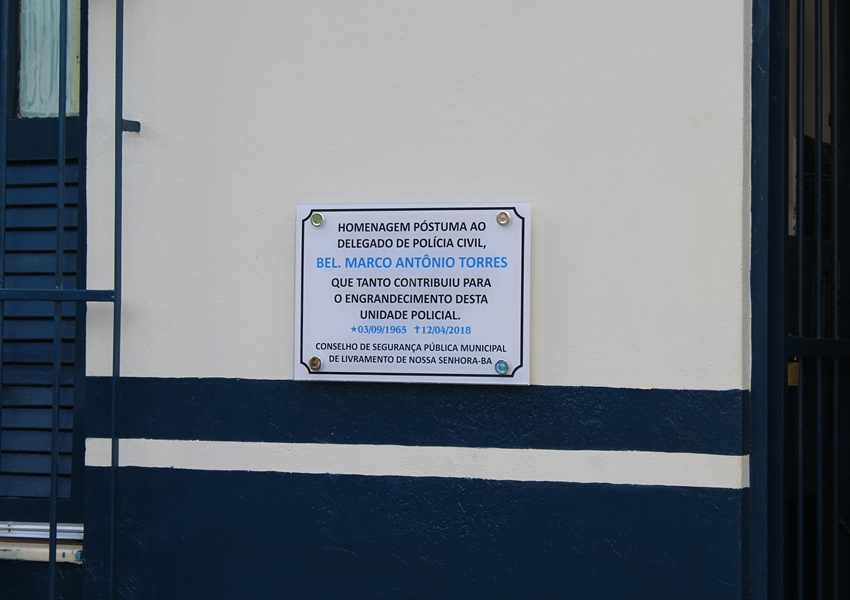 Delegado Marco Torres foi homenageado durante sessão da Câmara de Vereadores de Livramento
