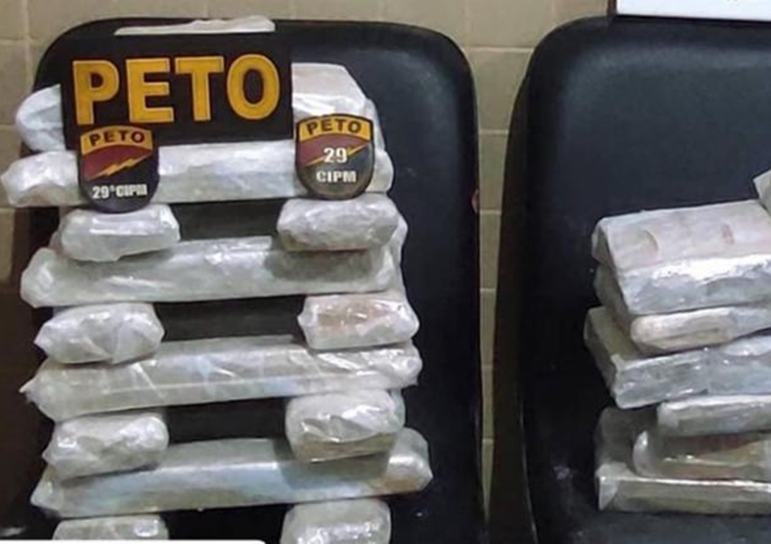 Mulheres são presas com 30kg de maconha em Seabra