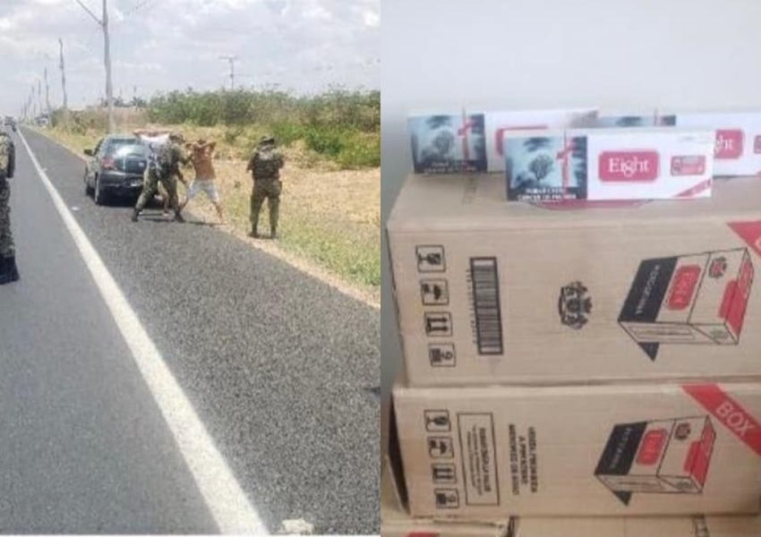 Operação da CIPE Semiárido resulta na detenção de motorista com cigarros sem nota fiscal
