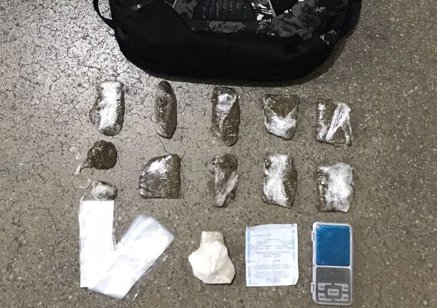 Homem é preso com drogas em Livramento