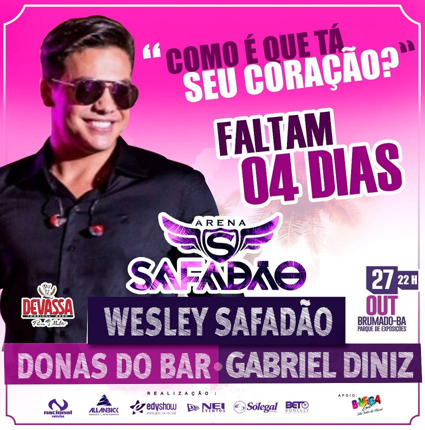  Contagem Regressiva para a Arena Safadão: Faltam só 4 dias 