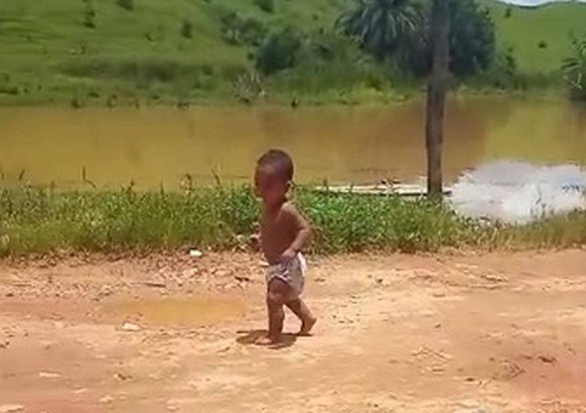 Jitaúna: Bebê de 1 ano morre afogado em rio próximo de casa da família