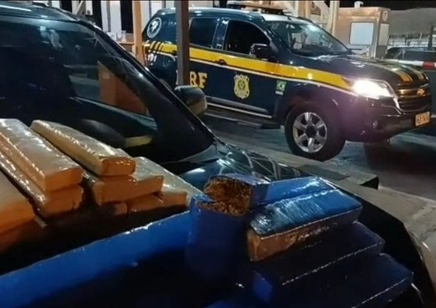 Região Sudoeste: Polícia Rodoviária Federal apreende 68 kg de drogas em um intervalo de duas horas