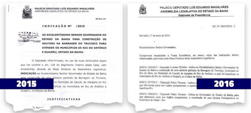 Governo do Estado atende Indicação do deputado Luciano Ribeiro - adutora do Truvisco para abastecimento de água de Rio do Antônio e Guajeru