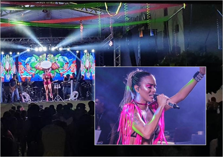 Primeira noite de Carnaval em Caraguataí teve Larissa Mello com atração principal