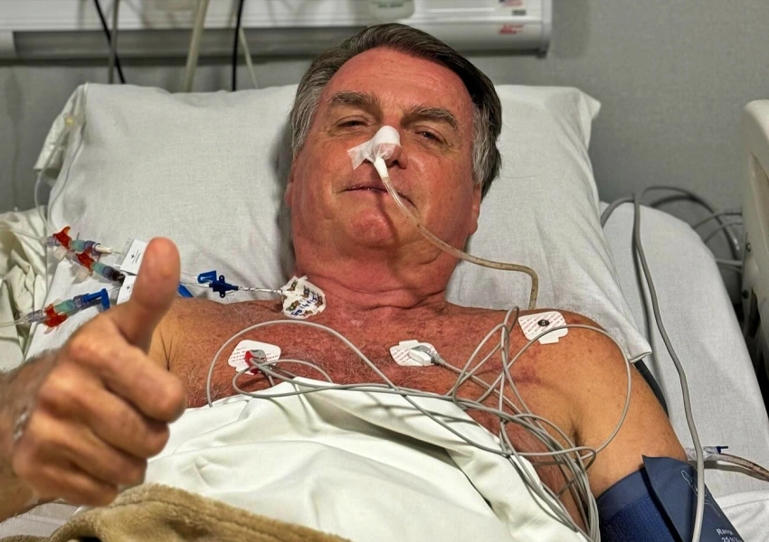 Bolsonaro é internado em Brasília para cirurgia após autorização do STF