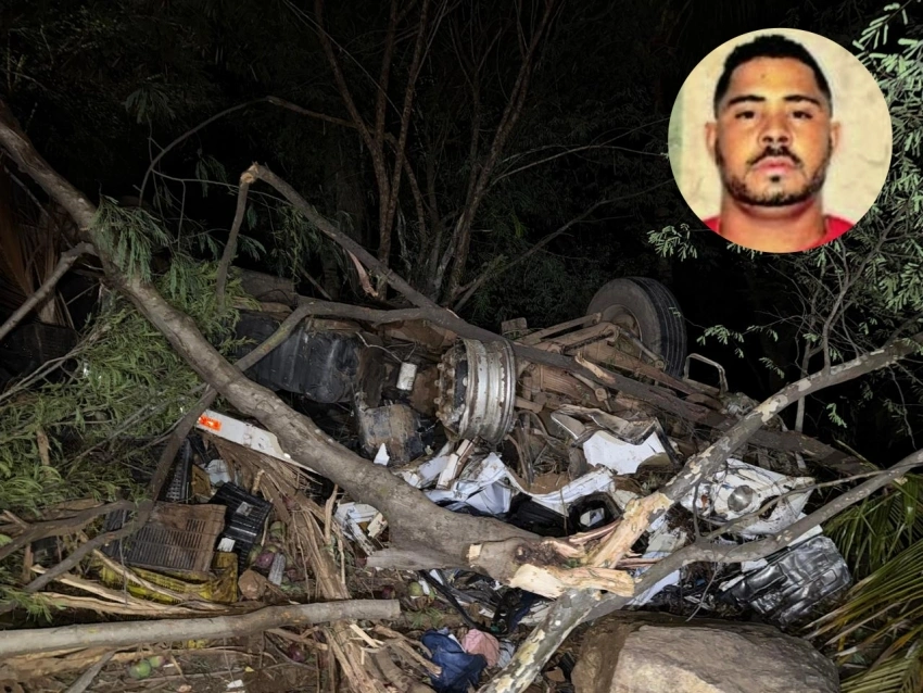 Caminhoneiro de Pernambuco morre em acidente na 'Serra das Almas' entre Livramento e Rio de Contas