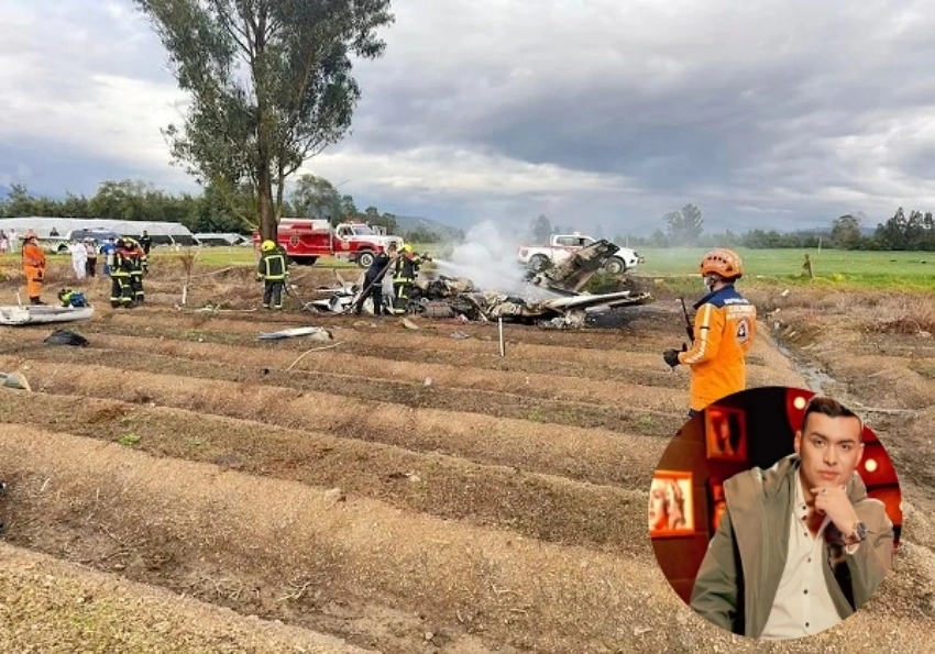 Avião cai após decolagem e deixa seis mortos, incluindo o artista Yeison Jiménez