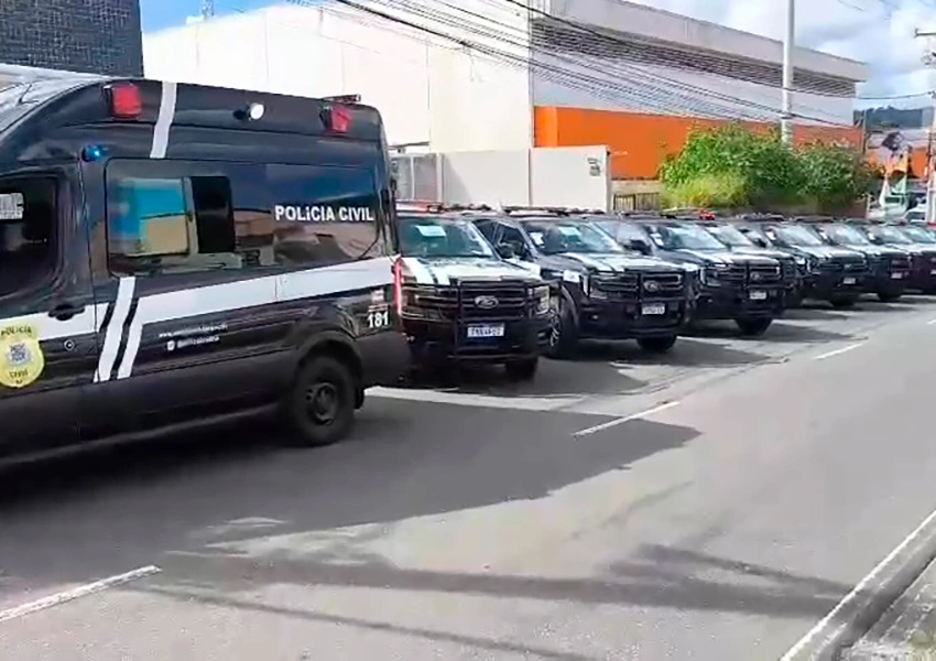 Polícia Civil recebe viaturas armamentos e central de monitoramento no sudoeste