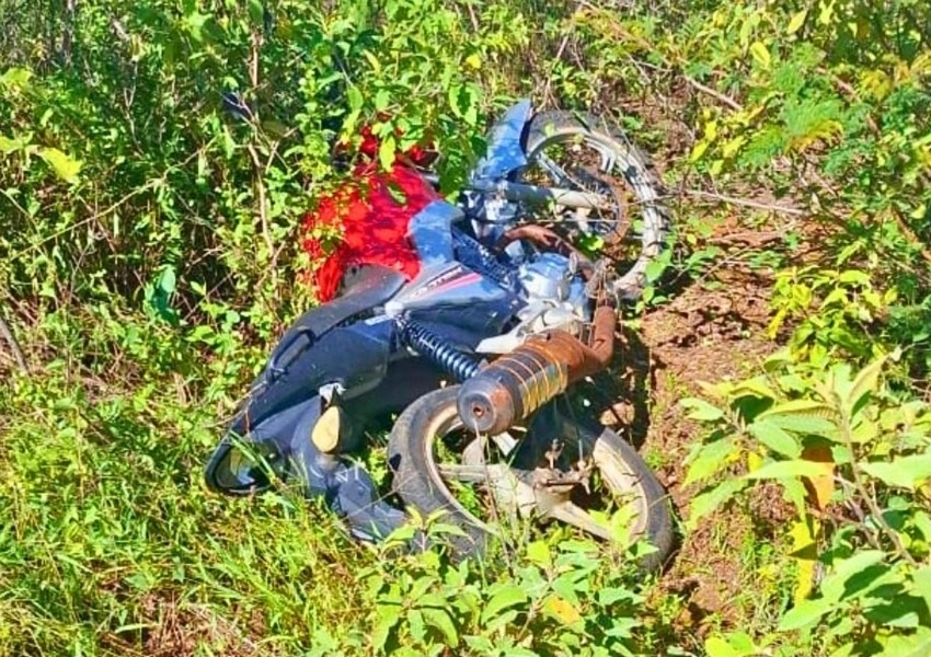 Moto roubada em assalto na zona rural de Tanhaçu é recuperada pela PM em Brumado