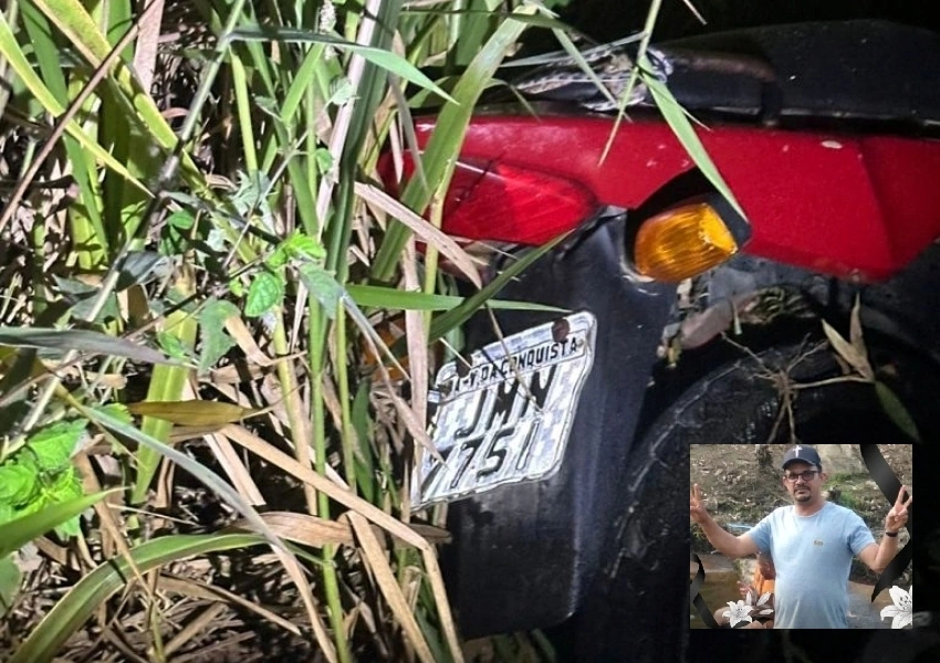 Motociclista morre após ter perna decepada em acidente na BA-545, em Jaguaquara