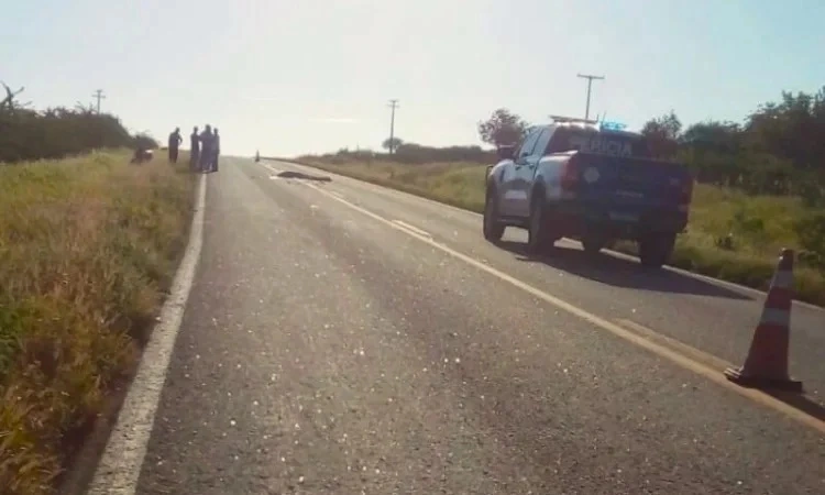 Motociclista morre após acidente na BR-030 entre Brumado e Tanhaçu