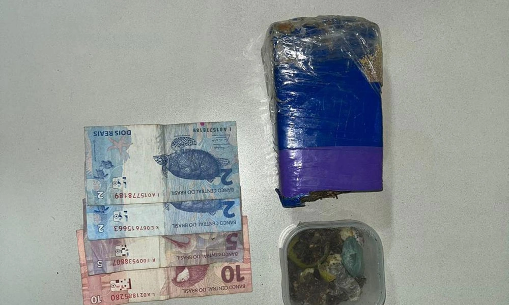 PM prende suspeito por tráfico de drogas em Riacho de Santana