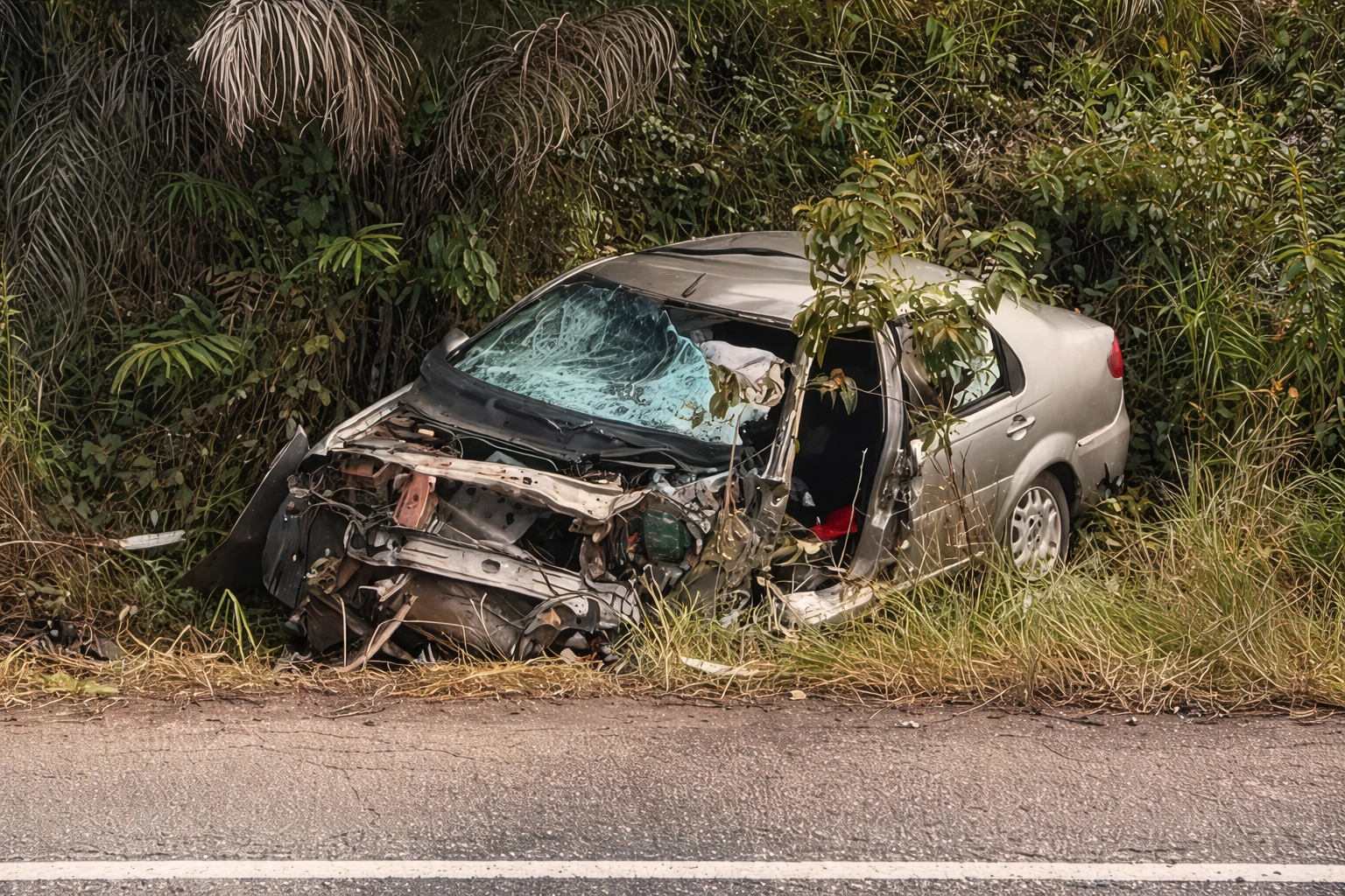 Casal morre em acidente na BA-542, no baixo sul da Bahia