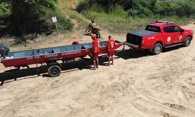 Bombeiros localizam vítima após buscas em Oliveira dos Brejinhos