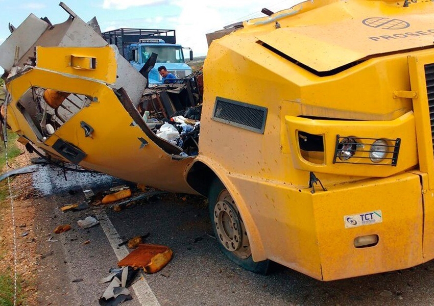 Ataques a carros-fortes aumentam 400% no estado, diz jornal