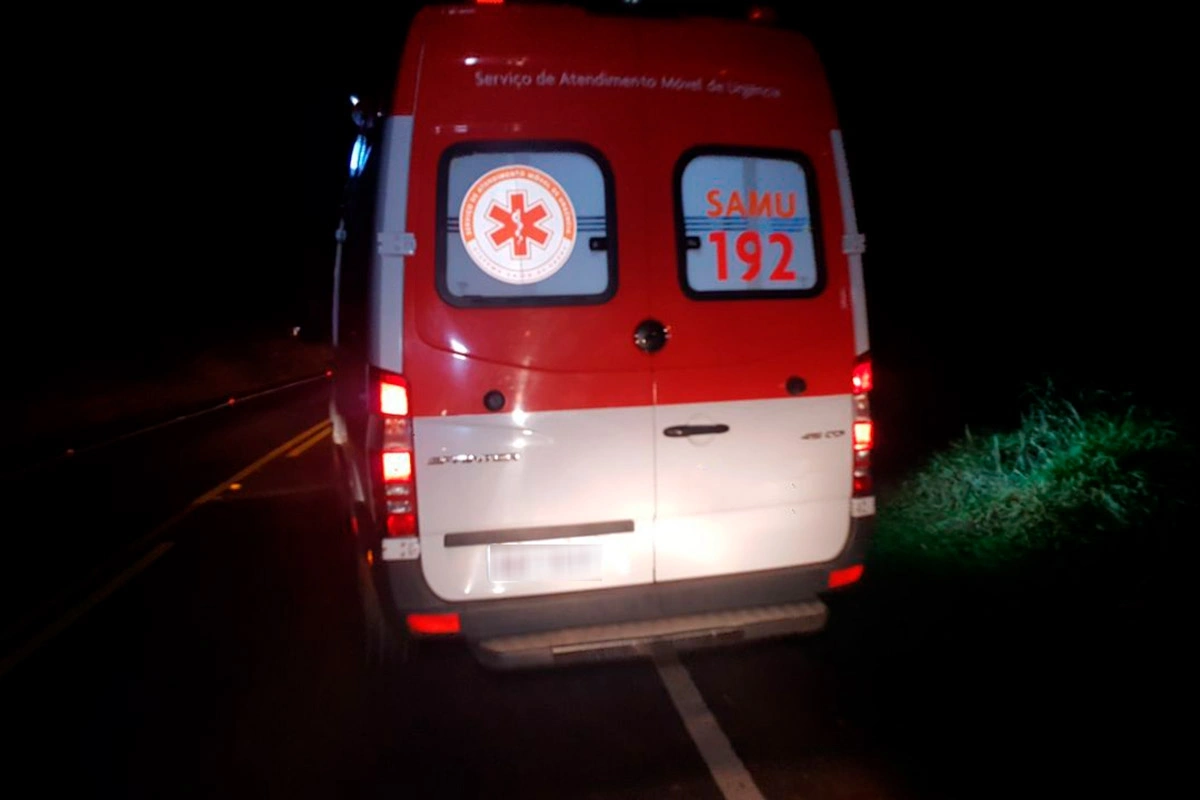 Jovem fica ferido após carro sair da pista e pegar fogo na BR-030, no sudoeste da Bahia