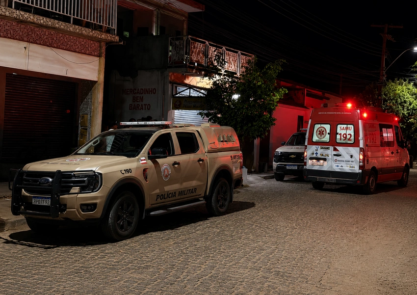 Tentativa de feminicídio mobiliza Polícia Militar e Samu em Livramento de Nossa Senhora