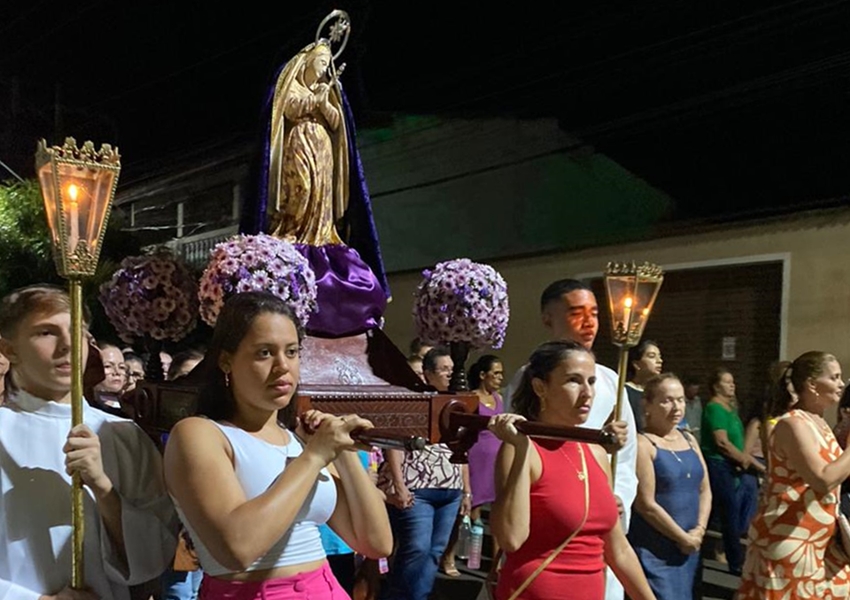 Procissão do encontro marca programação da semana Santa 2024 em Livramento de Nossa Senhora