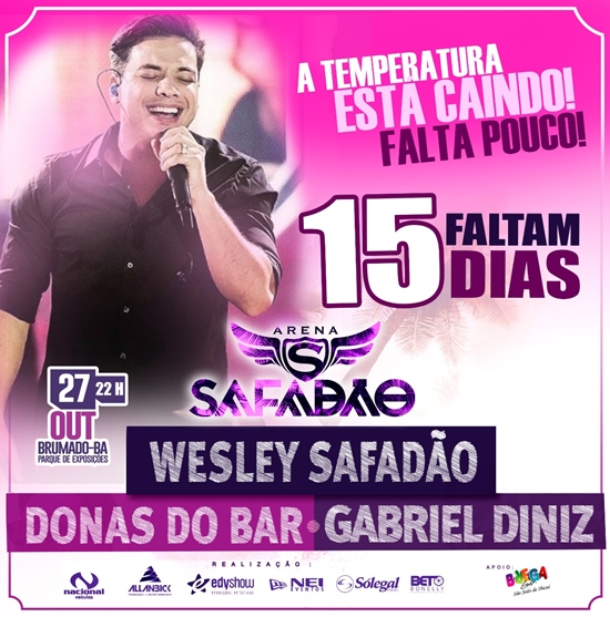 Arena Safadão: Só faltam 15 dias 