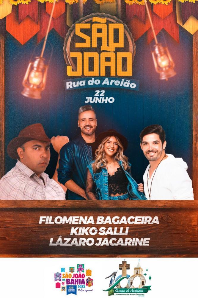 Quarta (22) terá o cantor Kiko Salli em Livramento de Nossa Senhora