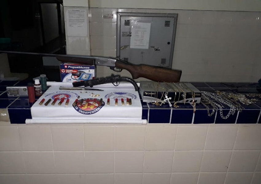 Ituaçu: Polícia Militar detém suspeito de arrombamento e recupera objetos furtados