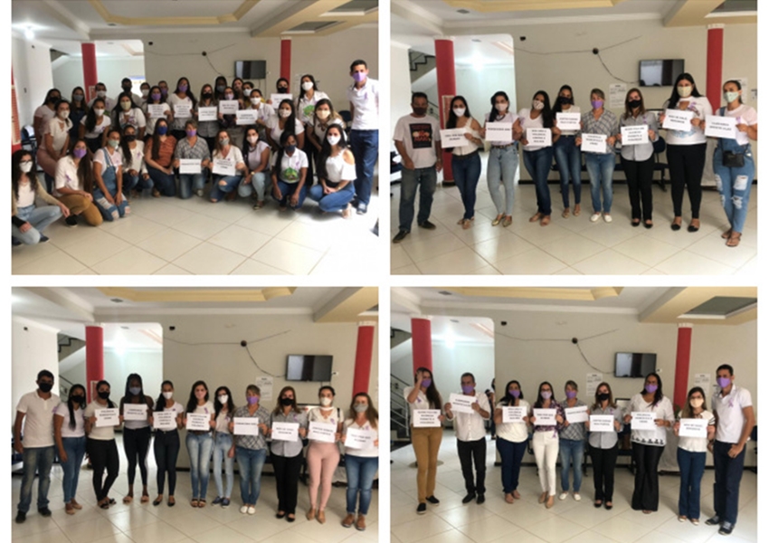Creas Livramento promove campanha contra o Feminicídio