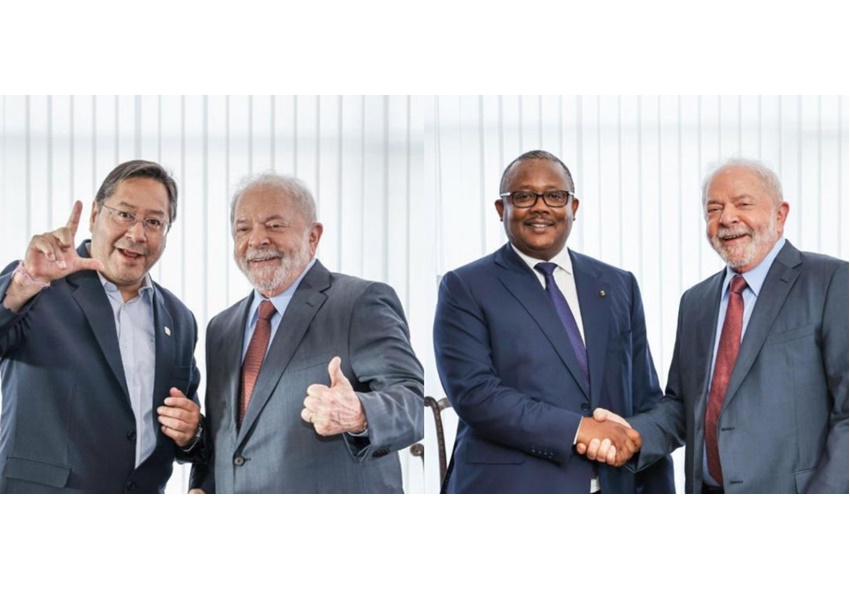 Lula se reúne com líderes internacionais no Palácio do Itamaraty