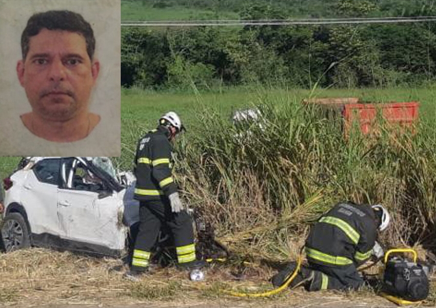 Acidente grave entre carro e caçamba mata médico na BR-330, entre Jequié e Jitaúna