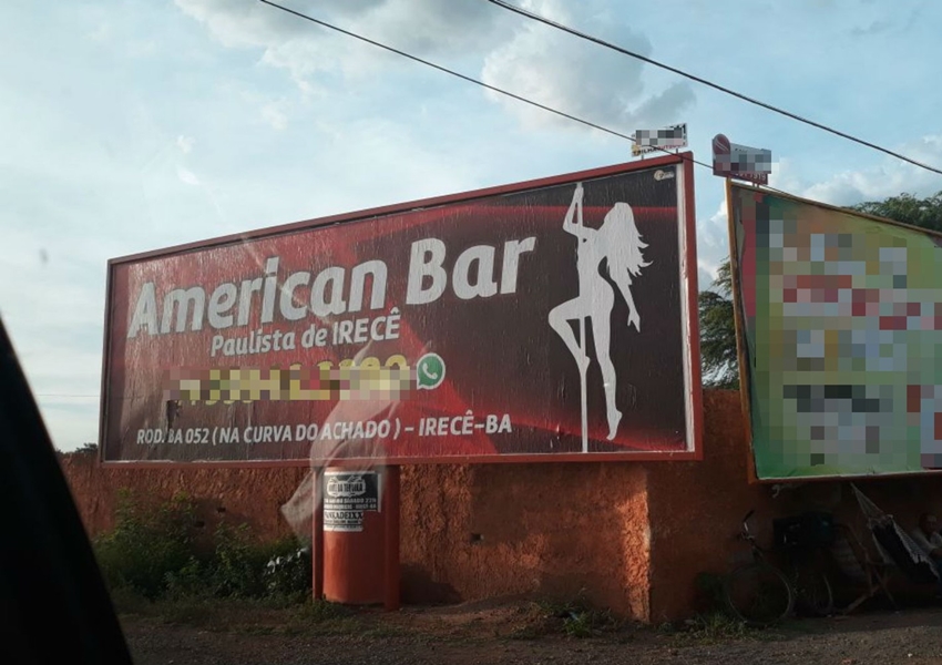 Dono de casa de prostituição é preso após instalar outdoor  em Irecê