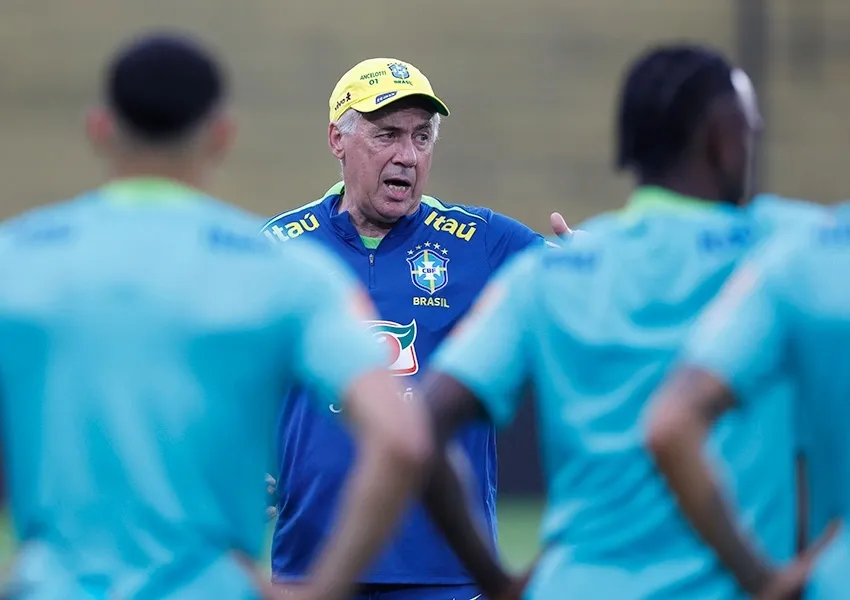Brasil estreia com Ancelotti contra Equador pelas Eliminatórias da Copa