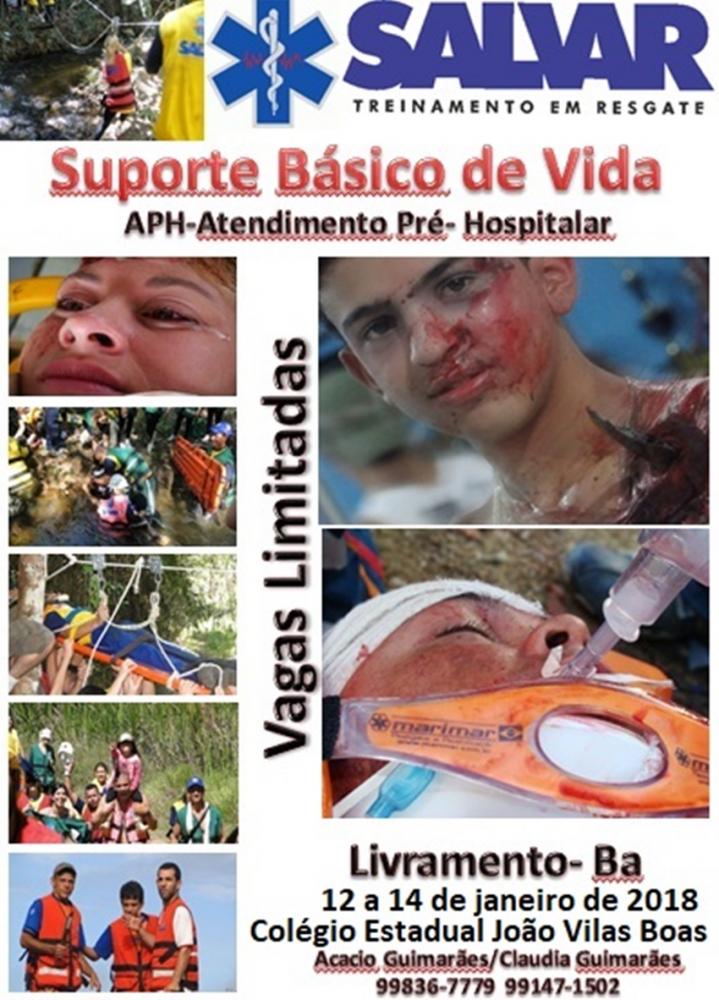 Grupo Salvar Realizará Curso de Resgate em Livramento
