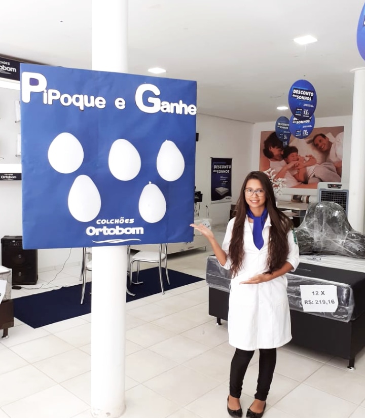 Participe da promoção Pipoque e Ganha da loja Ortobom de Livramento