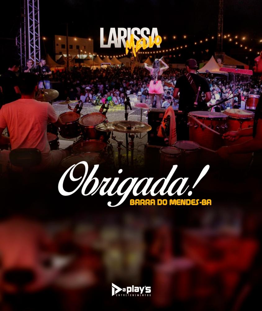 Carnaval de Barra do Mendes teve Larissa Mello nesta segunda-feira (24)