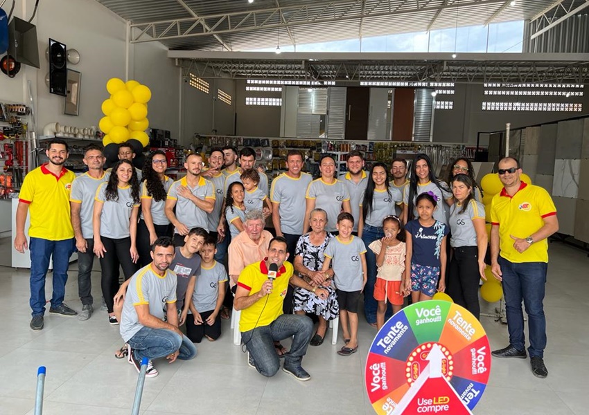 Livramento: GS Material de Construção Celebra seu Primeiro Aniversário com Evento Especial