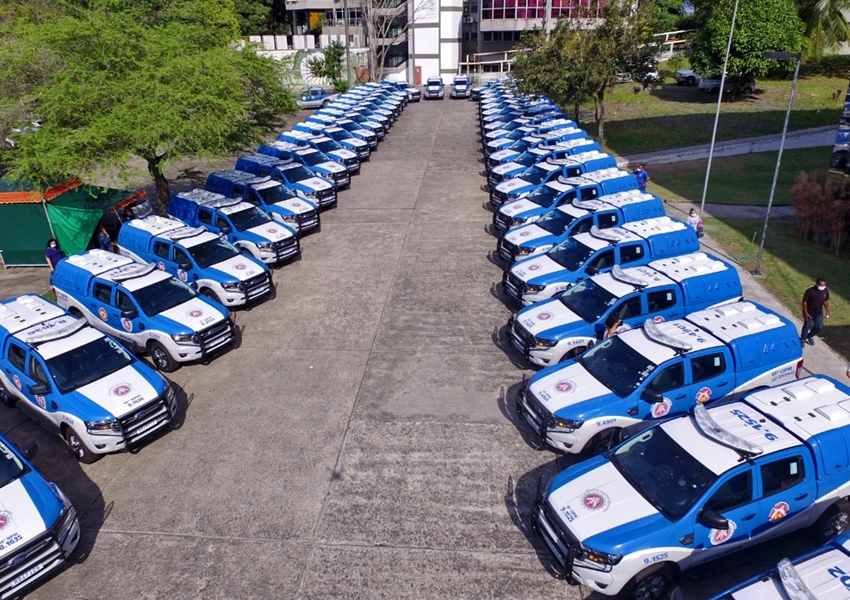 Governo entrega mais 49 viaturas para a PM e anuncia a convocação de 1,7 mil policiais militares