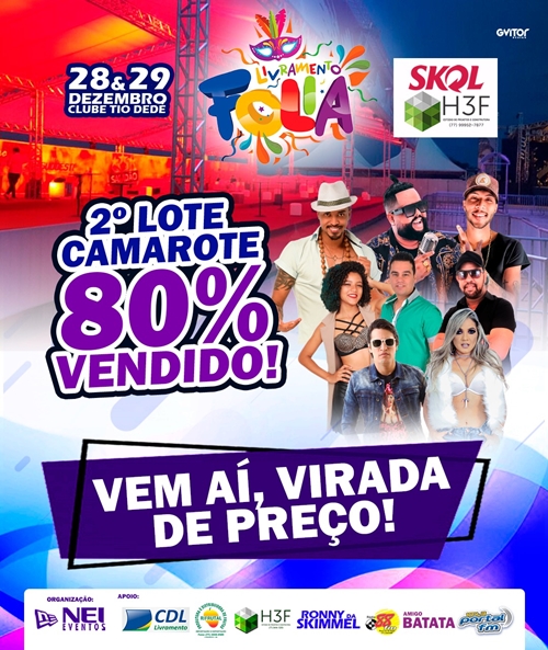 Faltando poucos dias para o Livramento Folia, expetativas começam tomar conta de de Livramento e Região